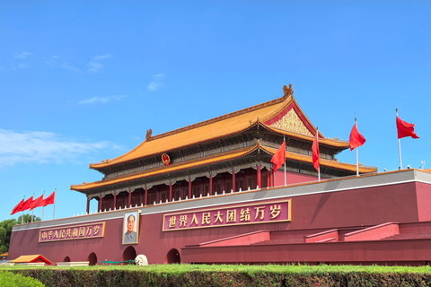 Tiananmen, Forbidden City & Treasure Museum Half Day Tour Tiananmen Square Reservation only ( No guide )