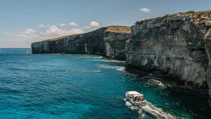 From Malta: 8-Hour Private Charter to Comino & Gozo