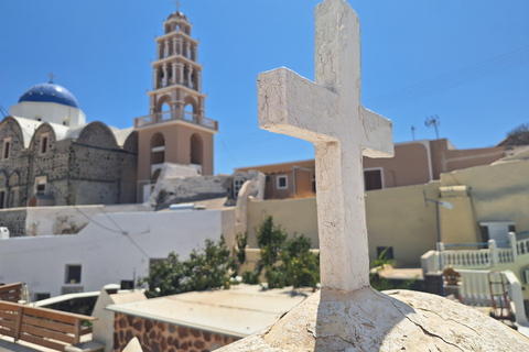 Santorini: Private Mesaria & Vothonas Village Walk and Lunch