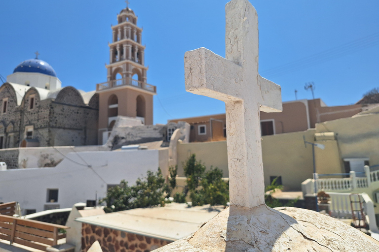 Santorini: Private Mesaria & Vothonas Village Walk and Lunch