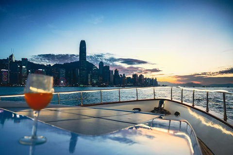 HK: Victoria Harbor Tour &amp; Symphony of Lights (Gratis drankjes)