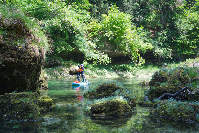 Lambach: Raft, kayak, or SUP river tour through Traun Gorge – Natura 2000 Dream Gorge with rafting boat, kayak, stand-up paddle board / TraunXperience