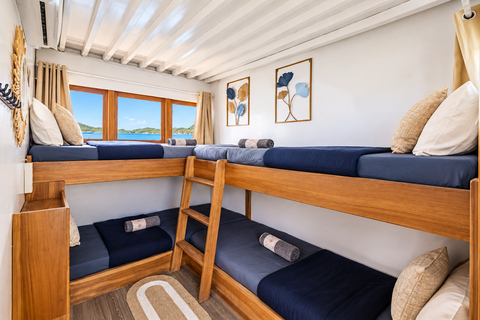 3D Komodo Sailing & Land Tour 12 Stops Single Bed & Hotel 3-Day Shared Cabin, Single Bed No Land Tour No Park Fee