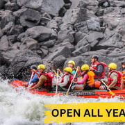 Rafting en eaux vives sur le Zambèze depuis Victoria Falls