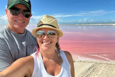 Las Coloradas : Excursion au lac salé rose et au Rio Lagartos