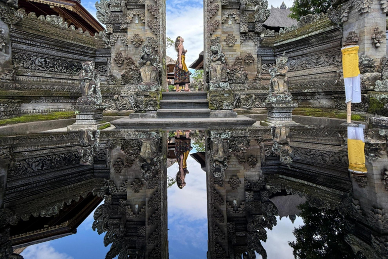 The Oldest Village Temple in Bali & Learn How to Make Canang Sukawati Temple, Tirta Empul, Rice terrace, Abian Kusma Sari