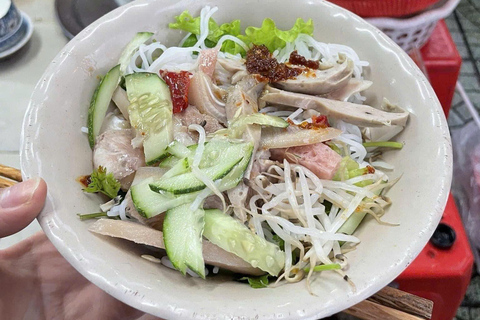 Hue: Food Walking Tour with Coffee and Market Visit Hue Street Food Tour by Cyclo