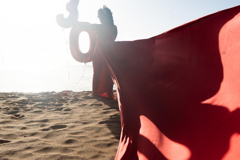 Fotografering i spektakulära klänningar på de vackraste stränderna 972