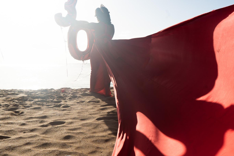 Fotografering i spektakulära klänningar på de vackraste stränderna 972