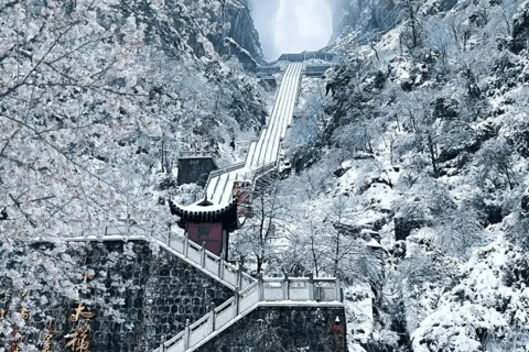 Zhangjiajie Heights: Glass Bridge & Tianmen Light Show