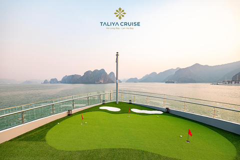 From Hanoi: Lan Ha Bay Premium Luxury Day Cruise Shared Cruise + Share Limousine bus transfer