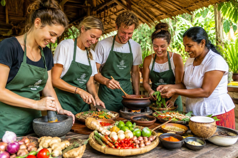 From Kandy: Traditional Eco Village Tour with Cooking Class