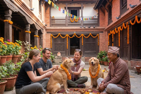 Kathmandu: Make a Marigold Garland & Celebrate Kukur Tihar