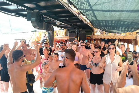 Excursión en barco pirata por Alanya con cuevas marinas y vistas de la costaPIRATA + AMANECER 2 HORAS DE VIAJE