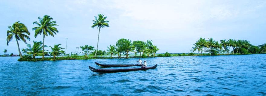 Alleppey : Tour en bateau Shikara avec visite du village et croisière commentée sur le canal.