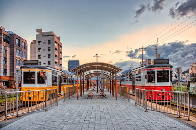 Busan: Hoogtepunten van de stad met de Blueline Park StrandtreinGroepstour vanaf station Seomyeon