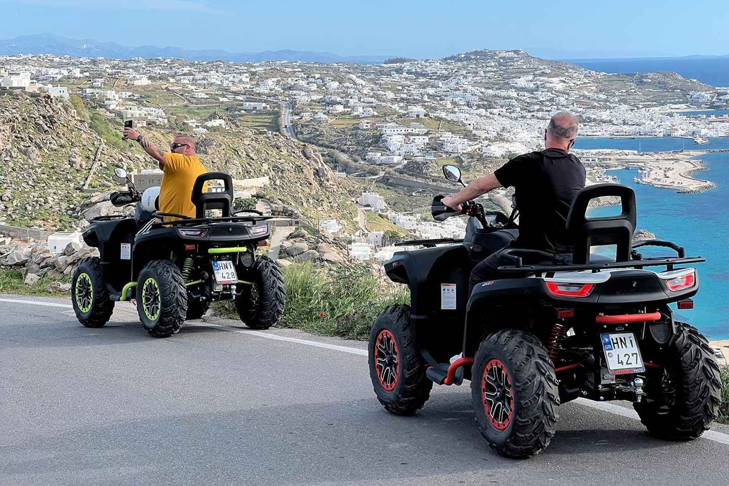 Откройте Миконос на квадроцикле: приключение на 650сс!