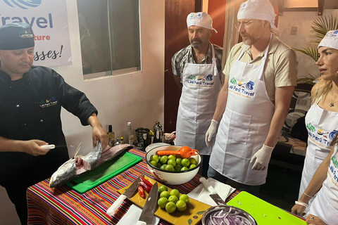 利马 - 米拉弗洛雷斯：秘鲁烹饪课程、皮斯科酸酒与热带水果利马 - 米拉弗洛雷斯：秘鲁烹饪课程、皮斯科酸酒和热带水果