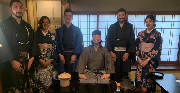Kyoto: Tea Ceremony & Calligraphy Class in Ninenzaka