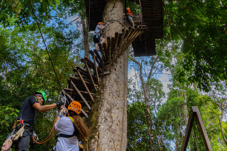 Phuket: Flying Hanuman Zipline Adventure SD4: Epic Adventure with Elephant Jungle