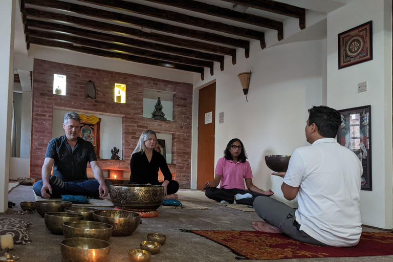 Kathmandu: Singing Bowl Sound Therapy Session Singing Bowl healing session 1 hours