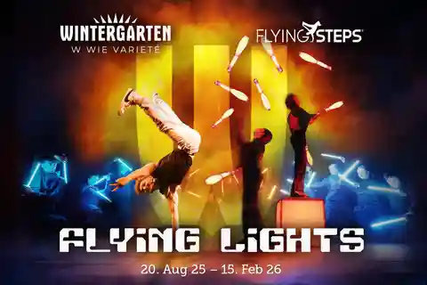 Berlin: "Flying Lights" – inkl. Flying Steps – varietéföreställning