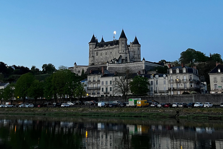 Cruise op de Loire bij zonsopgang in Saumur
