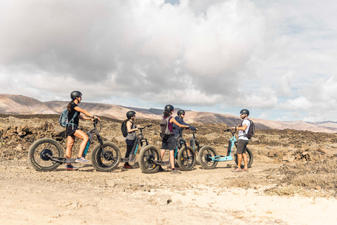 Discover Lanzarote in a different way with electric all-terrain scooters. Circuit of La Geria and the volcanoes