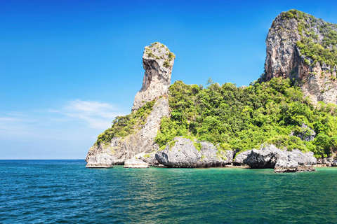 Phuket: Krabi 4 Islands Day Trip by Speedboat with Lunch