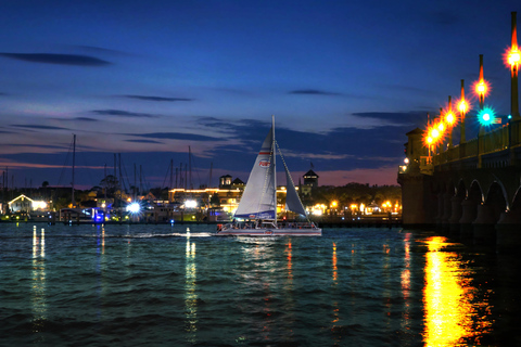 St Augustine: Nights of Lights Sunset Sail with Live Music
