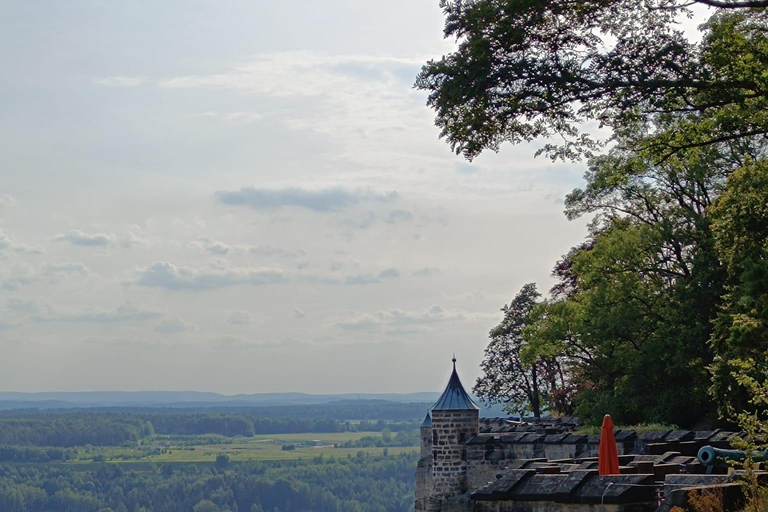 From Dresden: Table mountains Lilienstein & Königstein tour