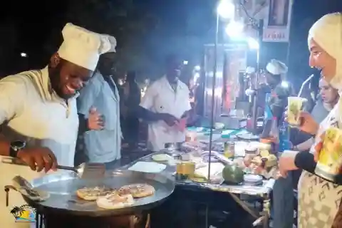 Zanzibar : visite culinaire du marché de Stone Town en soirée