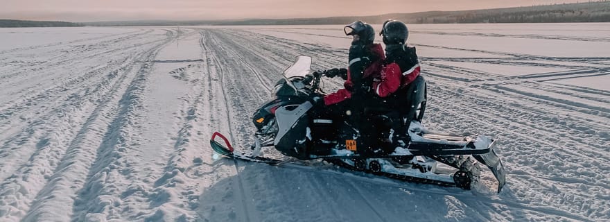 Rovaniemi : Safari sprint en motoneige
