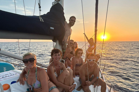 Ibiza: Formentera on a Sailboat. Private or Small Group Small Group