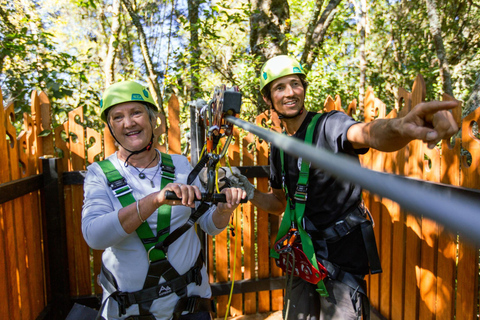 Rotorua Ziplines: Zipline over Waterfalls & Hot Pool Soak