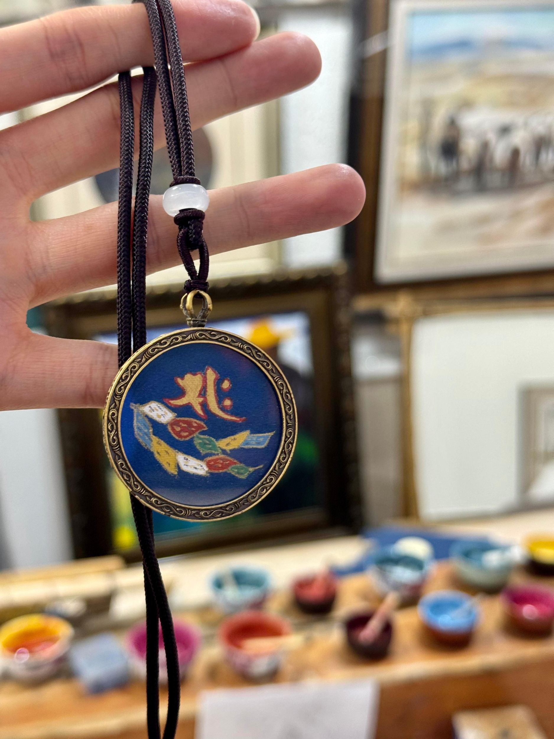 Lhasa 3 Stunden: Thangka-Malworkshop & Barkhor Street Tour
