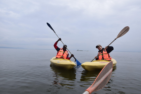 Lake Naivasha Tour: Kayak, Bike & Hike Through Hell's Gate! Lake Naivasha and Hell's Gate (from Naivasha)