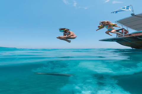 Au départ de Makrigialos : croisière sur l'île de Koufonissi - déjeuner inclusAu départ de Makrigialos : croisière autour de l'île de Koufonissi, déjeuner inclus