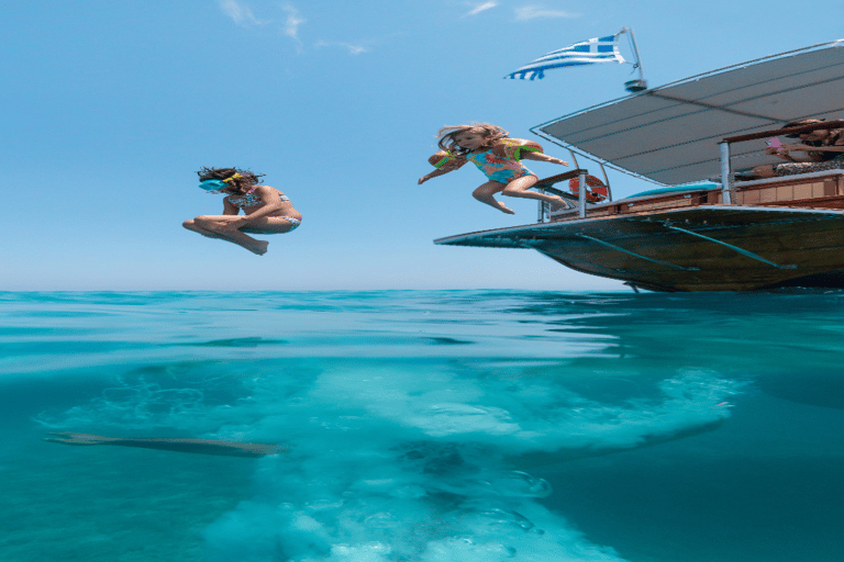 Au départ de Makrigialos : croisière sur l'île de Koufonissi - déjeuner inclusAu départ de Makrigialos : croisière autour de l'île de Koufonissi, déjeuner inclus