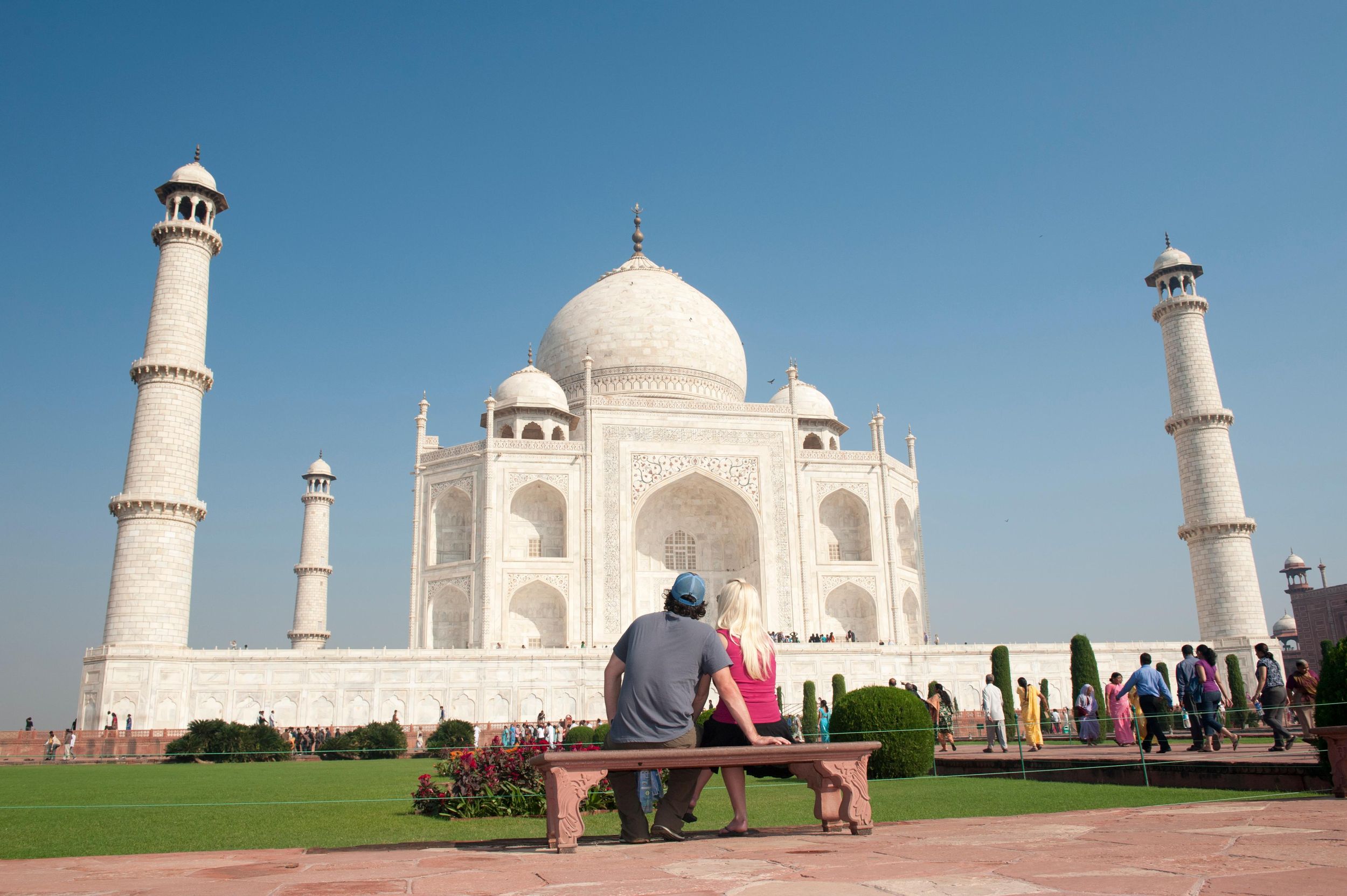 Ab Delhi: Taj Mahal bei Sonnenaufgang, Rotes Fort & Itimad-ud-Daula Tagestour