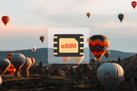 Turquie (Türkiye) : Forfait d'itinérance des données mobiles eSim3 Go/7 jours