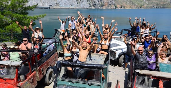 City of Side: Green Canyon Jeep Tour, Boat Trip & Waterfall