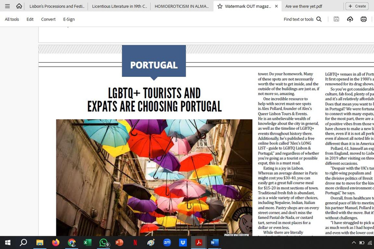 Queer Lisbon History Tour: scene/history Queer Lisbon: 1/2-day walking tour: scene/history