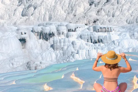 Tour di un giorno di Pamukkale e Hierapolis da Antalya con pranzo