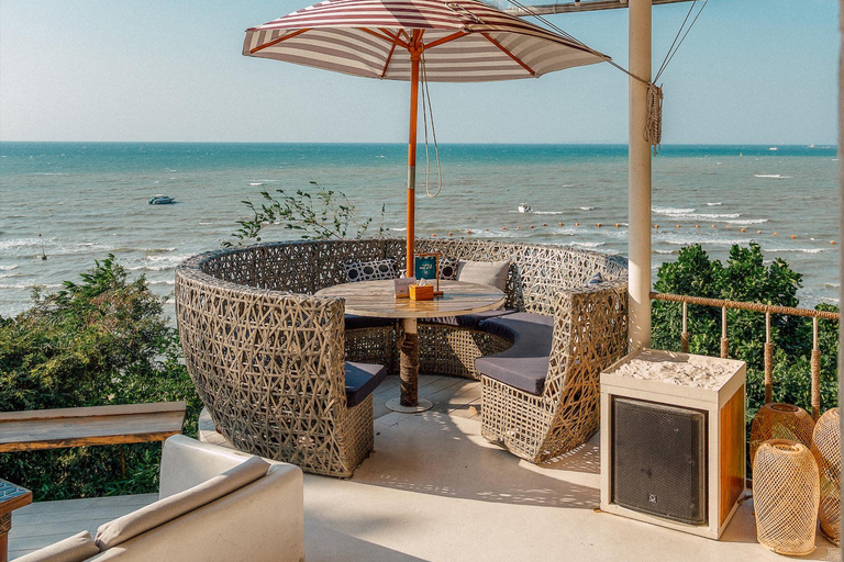 Private Pattaya Day Tour: Sanctuary of Truth & Beach Café Sanctuary of Truth & Cave Beach Club (Beachfront)