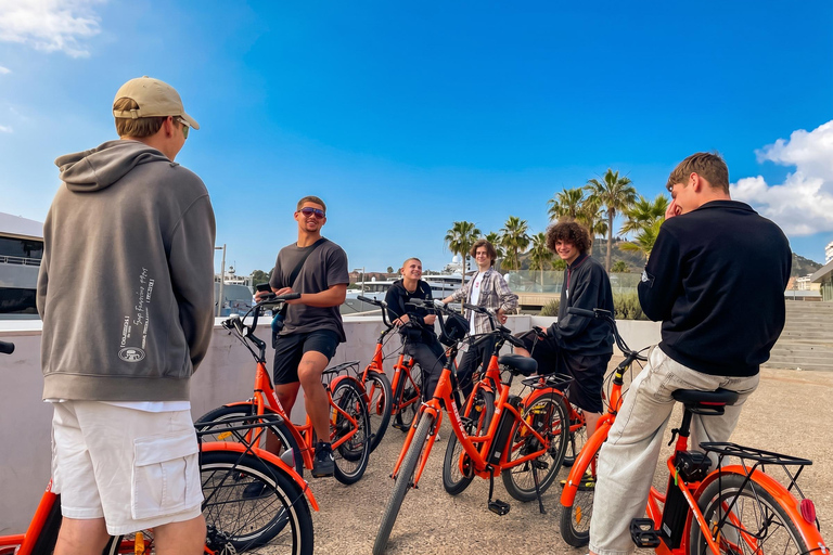 Malaga: Guided Bike Tour with E-Bike Option & Highlights Private Tour by Regular Bike (Up to 10 People)