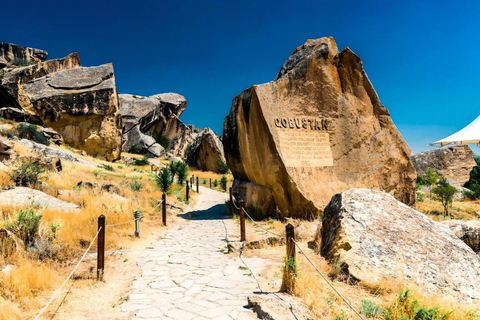 Baku: Land of Fire & Ancient Wonders All-Inclusive Tour Gobustan & Absheron Group Tour with Lunch