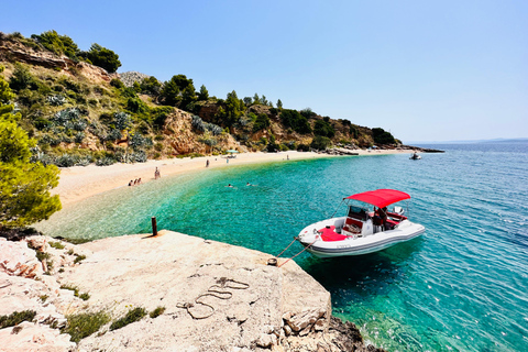 Visite d&#039;une jounée en bateau privé à Hvar et BračVisite privée d&#039;une journée en bateau rapide à Hvar et Brač au départ de Split