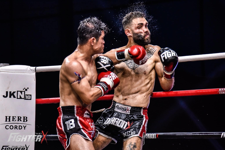 Phuket: Patong Boxing Stadium Muay Thai Match TicketStadium Seat with T-Shirt