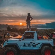 Mount Batur Sunrise Jeep Tour with Black Lava & Hot Springs